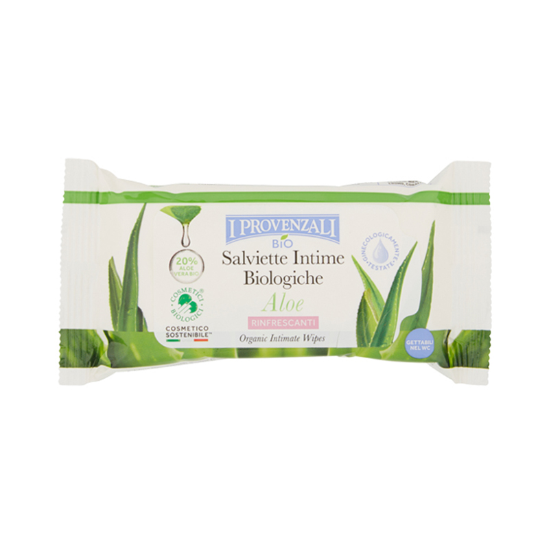 Lingettes intimes bio à l'Aloe Vera Provenzali