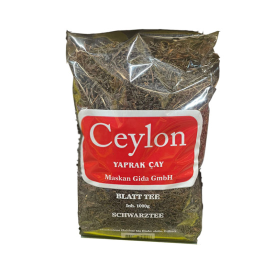 Thé noir en feuilles de Ceylan 1 kg