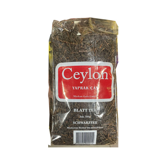 Thé noir en feuilles de Ceylan 500g