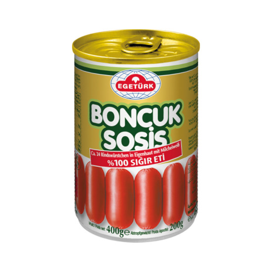 Saucisses de fête au bœuf avec protéines de lait