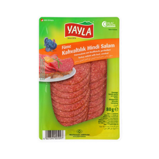 Yayla salami De Dinde 80g
