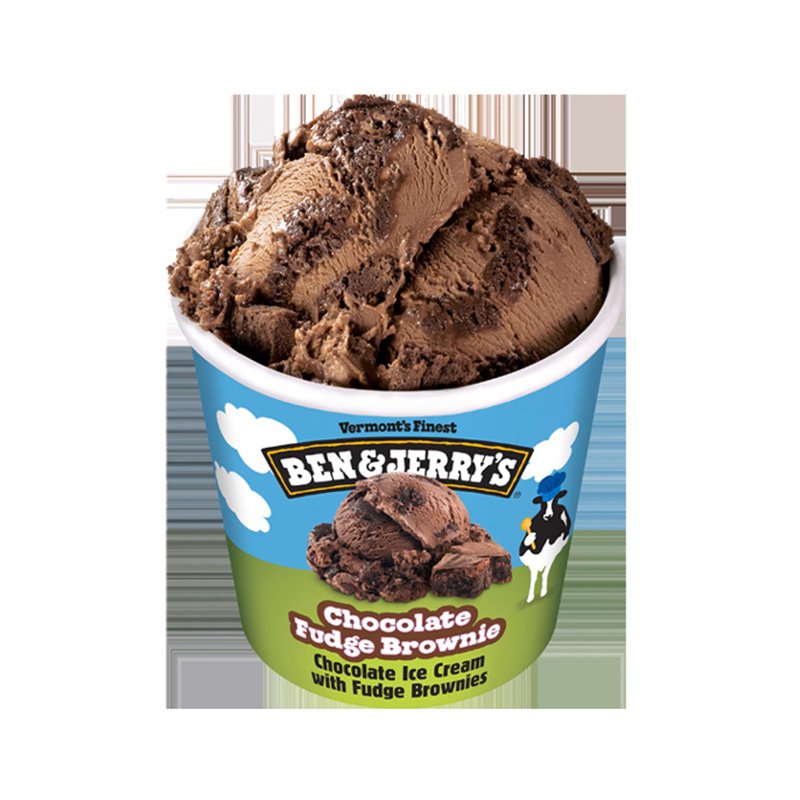Glace Ben & Jerry's au Brownie au Chocolat Fudge