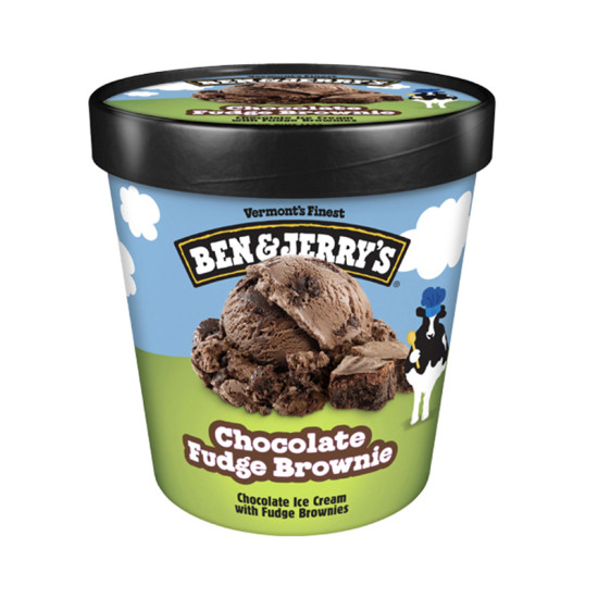 Glace Ben & Jerry's au Brownie au Chocolat Fudge