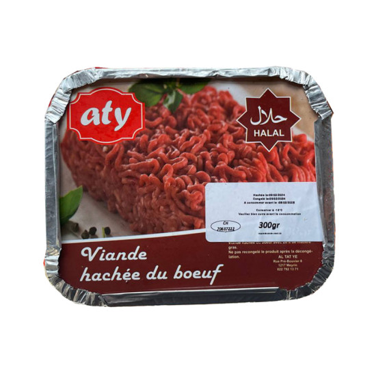 Viande hachée de bœuf congelée