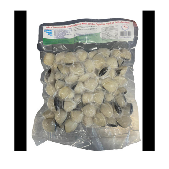 Moule blanche cuite Maretrix avec coquille