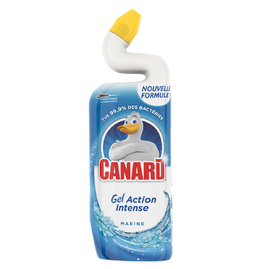 Canard Nettoyant WC Action Intense, Gel Parfum Marin 750 ml