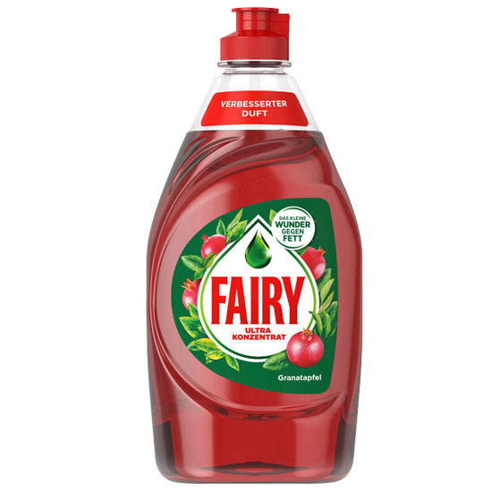 Fairy liquide vaisselle grenade rouge