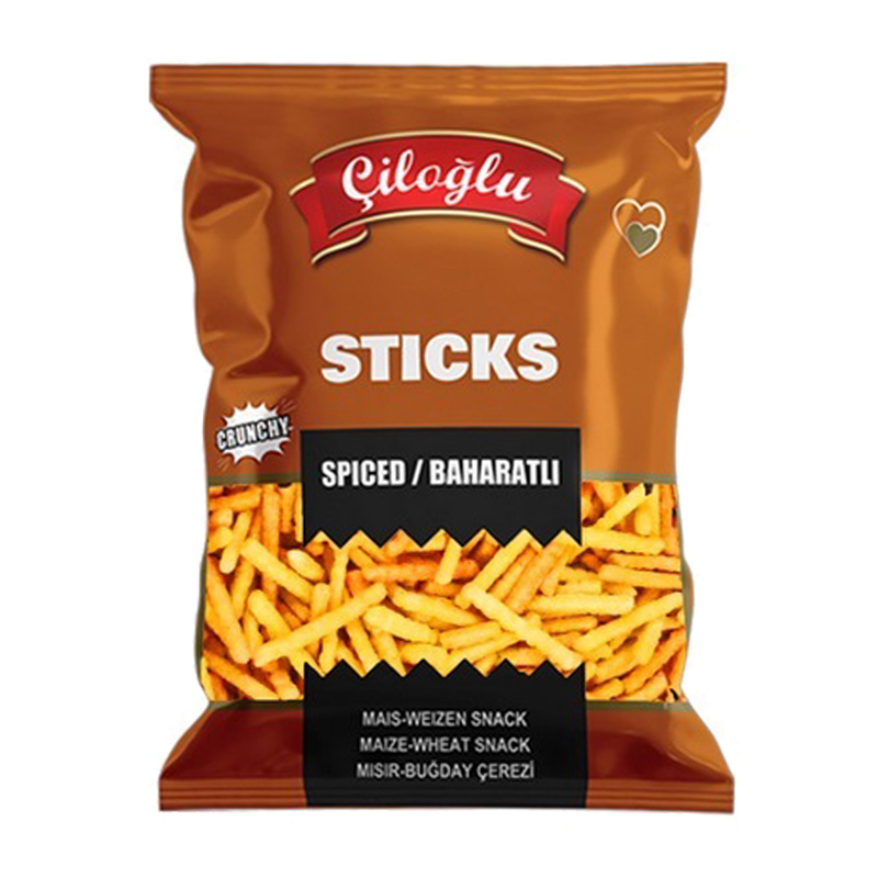 Snack croustillant de maïs et blé épicé - Ciloglu