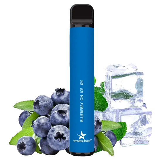 Starsmoke 800 | Myrtille Sur Glace 0 Nicotine