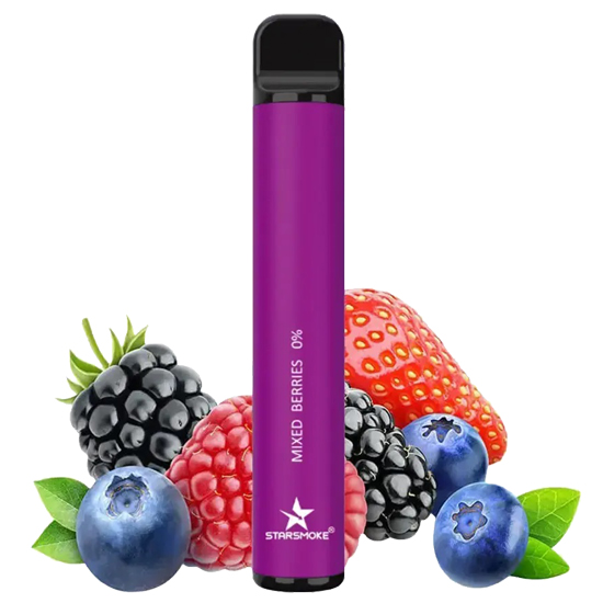 Starsmoke Baies Mélangées 800 Bouffées (Zéro Nicotine)